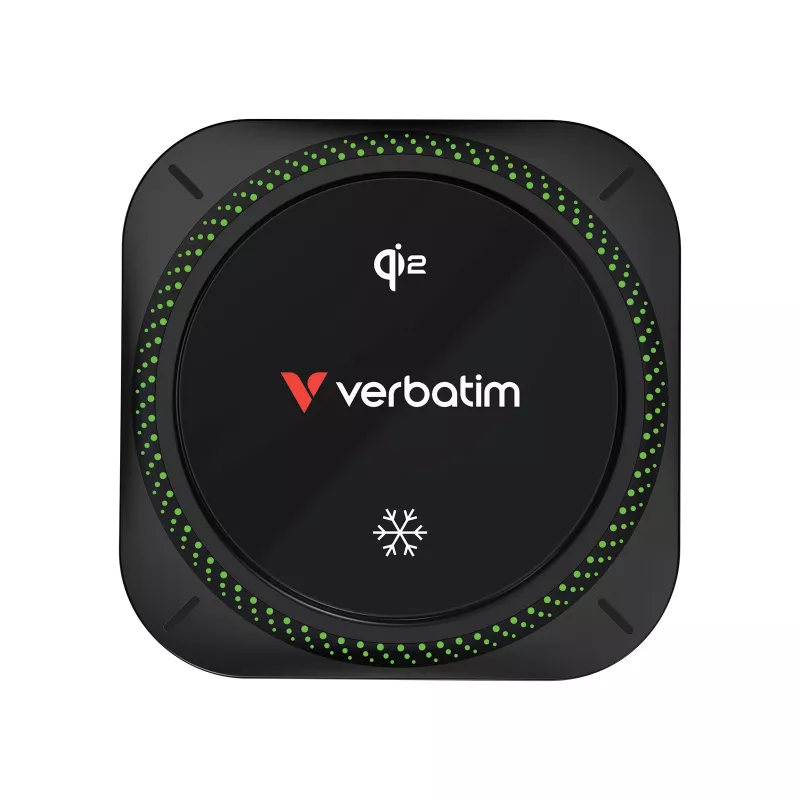 Verbatim Charge 'n' Drive Qi2 Magnetiline Juhtmevaba Autolaadija RGB