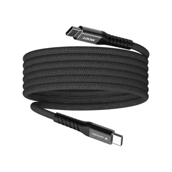 Verbatim Sync & Charge Magnetkaabel - 100W USB-C USB-C-le 120 cm Must