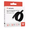 Verbatim Sync & Charge Magnetkaabel - 100W USB-C USB-C-le 120 cm Must