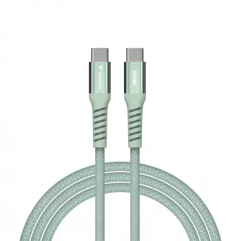 Verbatim Sync & Charge Magnetiline kaabel - 60W USB-C to USB-C 120 cm Roheline