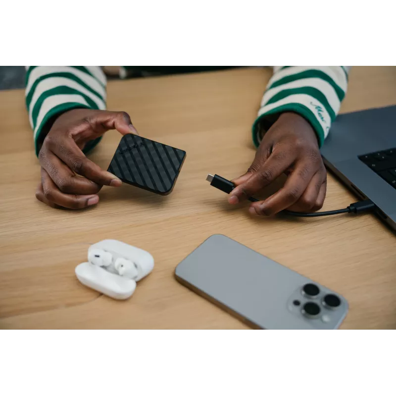 Verbatim Store 'n' Go Mini Diamond USB-C 2TB Must, 2 TB, USB USB-C, 3.2 Gen 2 (3.1 Gen 2), 1000 MB/s, Must
