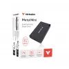 Verbatim Metal Mini SSD USB-C 3.Gen 2 512 GB, 512 GB, USB USB-C, USB 3.2 Gen 2x2, 2000 MB/s, 10 Gbit/s, Hall