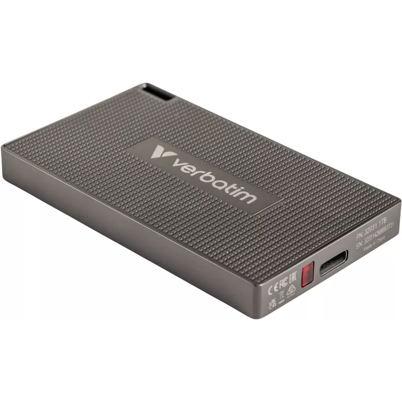 Verbatim Metal Mini SSD USB-C 3.Gen 2 512 GB, 512 GB, USB USB-C, USB 3.2 Gen 2x2, 2000 MB/s, 10 Gbit/s, Hall