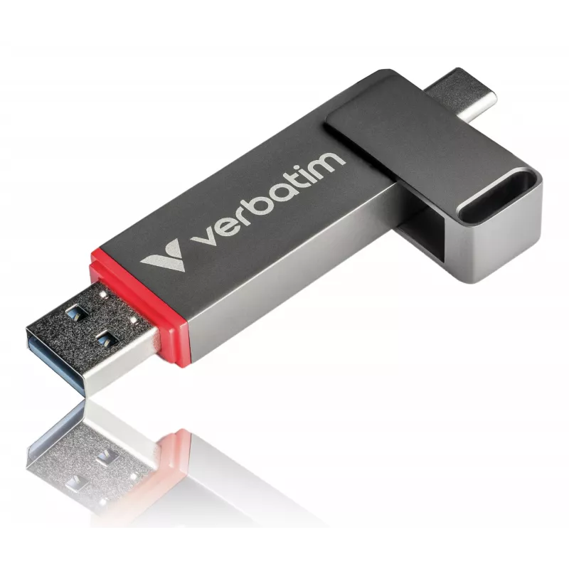 Verbatim Dual QuickStick USB-mälupulk 512 GB USB Type-A / USB USB-C 3.2 Gen 1 (3.1 Gen 1) Hall
