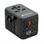 Verbatim UTA-05 65W GaN III universaalne reisiadapter 2 x USB-C PD & QC 4+ ja 2 x USB-A pordiga