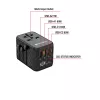 Verbatim UTA-05 65W GaN III universaalne reisiadapter 2 x USB-C PD & QC 4+ ja 2 x USB-A pordiga