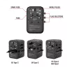 Verbatim UTA-05 65W GaN III universaalne reisiadapter 2 x USB-C PD & QC 4+ ja 2 x USB-A pordiga