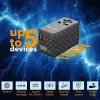 Verbatim UTA-06 100W GaN III universaalne reisiadapter 2 x USB-C PD & QC 4+ ja 2 x USB-A QC 3.0 pordiga