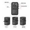 Verbatim UTA-06 100W GaN III universaalne reisiadapter 2 x USB-C PD & QC 4+ ja 2 x USB-A QC 3.0 pordiga