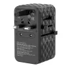 Verbatim UTA-06 100W GaN III universaalne reisiadapter 2 x USB-C PD & QC 4+ ja 2 x USB-A QC 3.0 pordiga