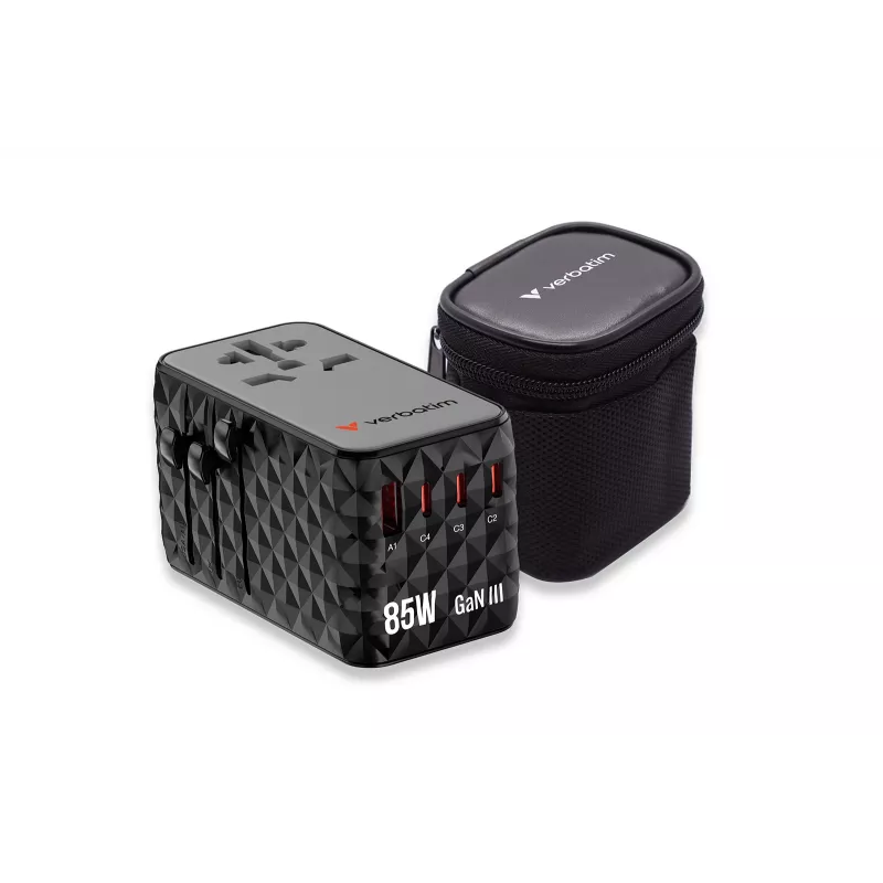 Verbatim Charge 'n' Travel Diamond 85W sissetõmmatava kaabliga CNT-02