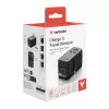 Verbatim Charge 'n' Travel Diamond 85W sissetõmmatava kaabliga CNT-02