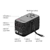 Verbatim Charge 'n' Travel Diamond 85W sissetõmmatava kaabliga CNT-02