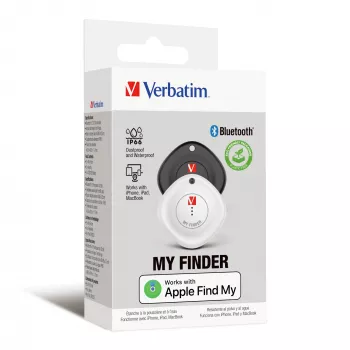 Verbatim MYF-02 Bluetooth Item Finder 2 pack Must/Valge