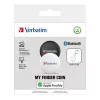 Verbatim My Finder Coin Bluetooth Tracker - 2 Pack, Isiklik, Leidja, Must, Valge, Tolmukindel, Veekindel, IP66, CR2032