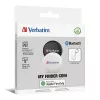 Verbatim My Finder Coin Bluetooth Tracker - 2 Pack, Isiklik, Leidja, Must, Valge, Tolmukindel, Veekindel, IP66, CR2032