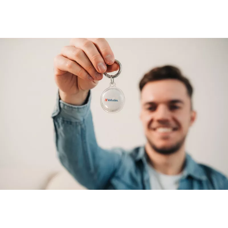 Verbatim My Finder Coin Bluetooth Tracker - 2 Pack, Isiklik, Leidja, Must, Valge, Tolmukindel, Veekindel, IP66, CR2032