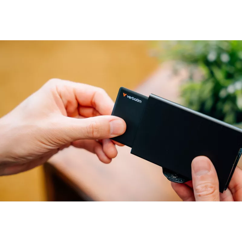 Verbatim My Finder Card Bluetooth esemeotsija 1 tk Must, Isiklik, Otsija, Must, Tolmukindel, Veekindel, IP66, 1440 h