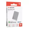 Verbatim My Finder Card Bluetooth Item Finder 1 pack Silver, Personal, Finder, Silver, Dust resistant, Waterproof, IP66, 1440 h