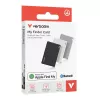 Verbatim My Finder Card Bluetooth'i esemeotsija 3 komplektis Must / Hõbedane / Valge