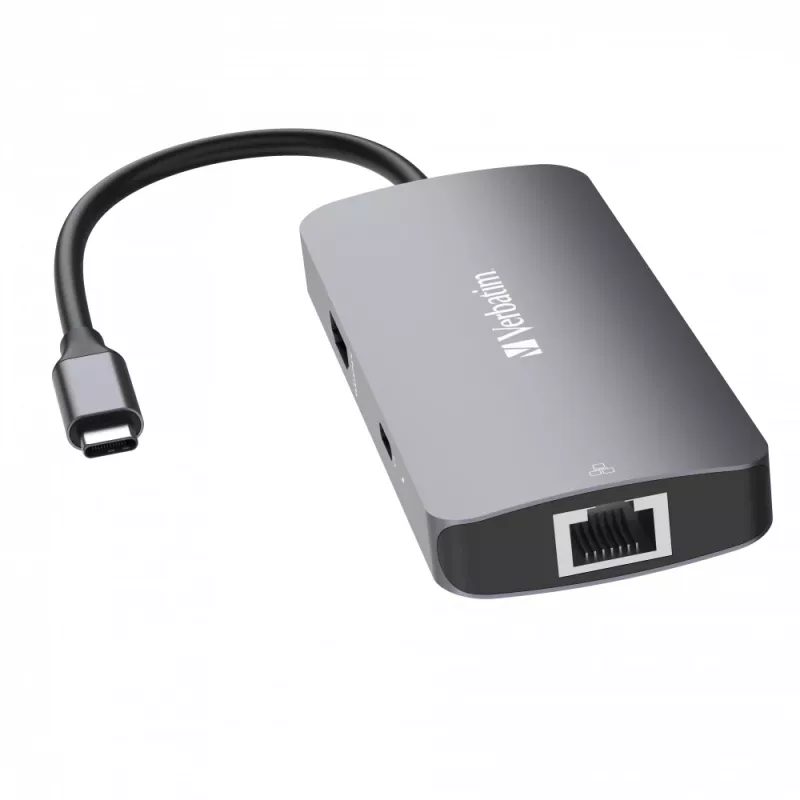 Verbatim CMH-05 USB USB-C 5000 Mbit/s Hõbedane