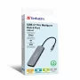 Verbatim CMH-08 USB USB-C 5000 Mbit/s Hõbedane
