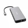 Verbatim CMH-13 USB USB-C jaotur 10000 Mbit/s hõbedane