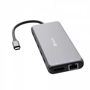 Verbatim CMH-13 USB USB-C jaotur 10000 Mbit/s hõbedane