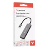 Verbatim USB-C Essentials Multijaotur, 4 porti: HDMI, USB-C PD, USB-A 3.2 Gen 1, USB-A