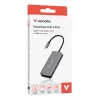 Verbatim USB-C Essentials Multiport Hub 6 pordiga: RJ45, HDMI, USB-C PD, 3 x USB-A 3.2 Gen 1
