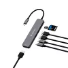 Verbatim USB-C Essentials Multiport Hub 7 porti: HDMI, USB-C, USB-C 3.2 Gen 1, 2 x USB-A 3.2 Gen 1, SD ja microSD