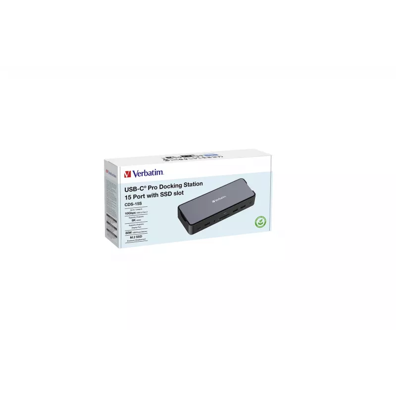 Verbatim CDS-15S juhtmega USB 3.2 Gen 1 (3.1 Gen 1) USB-C must, hall