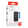 Verbatim Pocket SSD USB 3.2 Gen 2 1TB must/sinine