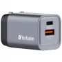 Verbatim GNC-35 GaN laadija 35W, 1 x USB-C PD 35W / 1 x USB-A QC 3.0 (EL/Ühendkuningriik/USA)