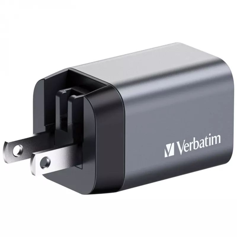 Verbatim GNC-35 GaN laadija 35W, 1 x USB-C PD 35W / 1 x USB-A QC 3.0 (EL/Ühendkuningriik/USA)