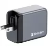 Verbatim GNC-65 GaN Charger 65W koos 2 x USB-C PD 65W / 1 x USB-A QC 3.0 (EU/UK/US)