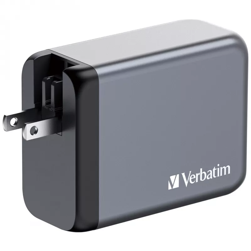 Verbatim GNC-200 GaN laadija 200W, 2x USB-C PD 100W / 1x USB-C PD 65W / 1x USB QC 3.0 (EL/Ühendkuningriik/USA)