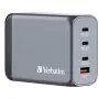Verbatim GNC-240 GaN laadija 240W, 1x USB-C 140W / 1x USB-C 100W / 1x USB-C 65W / 1x USB-A QC 3.0 (EL/UK/US)