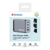 Verbatim GNC-240 GaN laadija 240W, 1x USB-C 140W / 1x USB-C 100W / 1x USB-C 65W / 1x USB-A QC 3.0 (EL/UK/US)