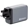 Verbatim GNC-240 GaN laadija 240W, 1x USB-C 140W / 1x USB-C 100W / 1x USB-C 65W / 1x USB-A QC 3.0 (EL/UK/US)