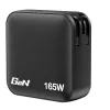 Verbatim Mini GaN laadija 165W 4 porti USA pistikuga koos EL ja UK adapteritega