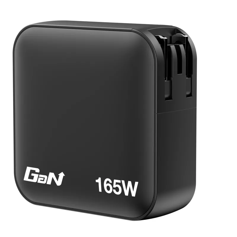 Verbatim Mini GaN laadija 165W 4 porti USA pistikuga koos EL ja UK adapteritega