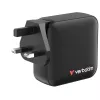 Verbatim Mini GaN laadija 165W 4 porti USA pistikuga koos EL ja UK adapteritega