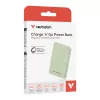 Verbatim Charge 'n' Go Essentials Magnetiline juhtmevaba akupank 5000 mAh Roheline