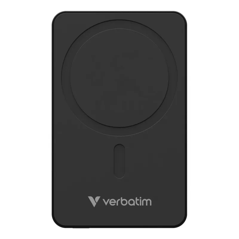 Verbatim Charge 'n' Go Essentials magnetiline juhtmevaba akupank 10000 mAh Must