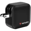 Verbatim Mini GaN Charger 70W 3 Port US plug koos EU and UK adaptors