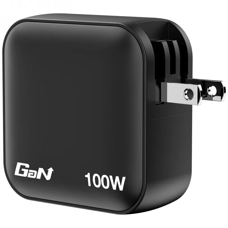 Verbatim Mini GaN laadija 100W 4 porti USA pistikuga koos EL ja UK adapteritega