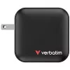 Verbatim Mini GaN laadija 100W 4 porti USA pistikuga koos EL ja UK adapteritega