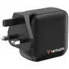 Verbatim Mini GaN laadija 100W 4 porti USA pistikuga koos EL ja UK adapteritega