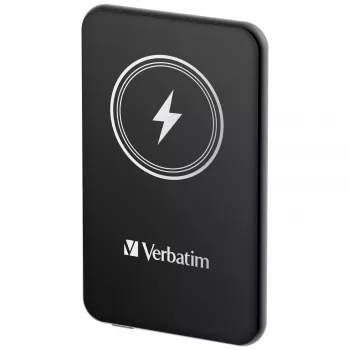 Akupank VERBATIM Charge AnA Go 5000 mAh magnetiline juhtmevaba, must